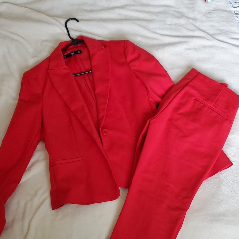 Red mango suit